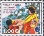 Nicaragua 1988 Y&T 1502 oblitr Football