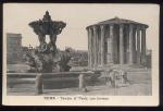 CPA non crite ROMA Tempio di Vesta con fontana ROME Temple de Vesta avec une fontaine