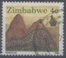 Zimbabwe : n 195 oblitr anne 1990