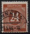 Allemagne, zone AAS n 15 oblitr anne 1946