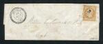 Rare lettre de Seissan pour Auch ( Gers 1855 ) avec un n° 13A