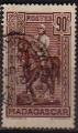 Madagascar 1936 - Gnral Gallini  cheval - YT 218 