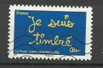 France timbre n 609 oblitr anne 2011 srie "Les timbres de Ben"
