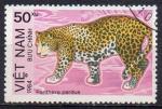 VIÊT-NAM REP SOCIALISTE N° 484B o Y&T 1984 Faune (Panthera pardus)