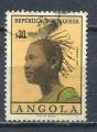 Timbre ANGOLA  1961  Obl  N  422   Y&T   Folklore Coiffure