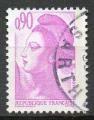 France Oblitr Yvert N2242 Libert 0,90 Violet Clair 1982