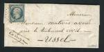 Rare lettre de Beaulieu sur Ménoire pour Ussel ( 1853 ) avec un n° 10
