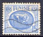 Timbre Colonies Franaises de TUNISIE  1950-53  Obl  N 344 A  Y&T