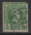 Grce 1889; Y&T n 79; 5 l, vert, tte de Mercure