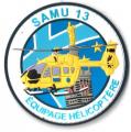 CUSSON Equipage Hlicoptre SAMU 13 BLEU  PVC 3D