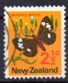 NOUVELLE ZELANDE N 511 o Y&T 1970-1971 Papillons (Moyprie moth)