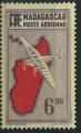 France : Madagascar, poste arienne n 22 x anne 1941