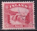 islande - n 140  obliter - 1931/32