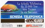 TELECARTE ITALIE SIP 10000 LIRES 30/06/99
