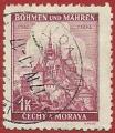 Bohemia-Moravia 1939-40.- Paisajes. Y&T 28. Scott 30. Michel 28.