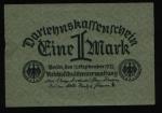**   ALLEMAGNE     1  mark   1922   p-61a    SUP   **