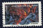 France 2012 Oblitr Fte du timbre Le timbre fte le feu Les Braises Y&T 758