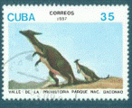 Cuba 1987 - Y&T 2777 - oblitr - dinosaure (Hadrosaurus)