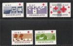 Netherlands - NVPH 795-799 mh   red cross / croix rouge