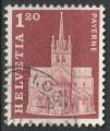 Timbre oblitr n 822(Yvert) Suisse 1968 - Payerne