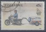 Zimbabwe : n 207 oblitr anne 1990