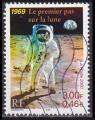 Timbre oblitr n 3355(Yvert) France 2000 - Espace, le premier pas sur la lune