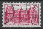 FRANCE - 1948 - Yt n 803 - Ob - Palais du Luxembourg 12 F rose