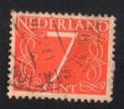 Pays Bas 1953 Oblitr rond Used Stamp 7 Cent Rouge NL 612