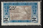 Cte d'Ivoire- 1924- YT  n  74 oblitr 