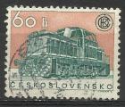 Tchcoslovaquie 1964; Y&T n 1368; 60h Train, locomotive diesel