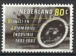 Pays-Bas 1993; Y&T n 1425, 80c, Fdration de l'Industrie Automobile & cycle