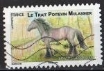 France 2013; Y&T n aa822; lettre verte 20g, carnet chevaux, Travail de la vigne
