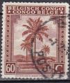 CONGO BELGE N 235 de 1942 oblitr