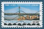 N1475 Pont de Manhattan et pont de Brooklyn oblitr