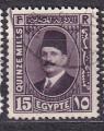 EGYPTE - 1934  - Roi Fouad 1er  -  Yvert 170 oblitéré