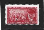 Timbre Allemagne - RDA Oblitr / 1955 / Y&T N206.