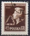 POLOGNE N 782 o Y&T 1954 5e Concours international Frderic Chopin