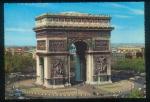 CPMS PARIS  L'Arc de Triomphe Place de l'Etoile ( voitures car Citroen 2cv 2 cv Dauphine )