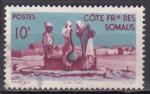 COTE DES SOMALIS N 279 de 1947 oblitr