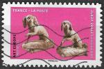 FRANCE - 2018 - Yt n A1525 - Ob - Oeuvres en forme de chien : pagneuls