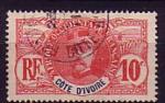 Cte d'Ivoire 1906  Y&T  25 oblitr