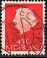 EUNL - 1953-67 - Yvert n 606 - Reine Juliana type "in profile"