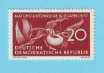 ALLEMAGNE DEUTSCH GERMANY DDR FLEURS ORCHIDEES 1957 / MNH**