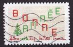 Timbre AA oblitr n 766(Yvert) France 2012 - Bonne anne, lettres brodes