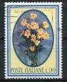Timbre ITALIE 1966  Obl   N 948    Y&T  Fleurs   