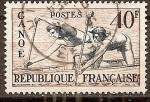 france - n 963  obliter - 1953
