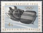 Autriche/Austria 1963 - JO d'hiver  Innsbruck: bobsleigh - YT 980 **
