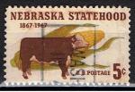 Etats-Unis / 1967 / Centenaire du Nebraska / YT n 831, oblitr