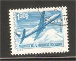 Mongolia - Scott C34    plane / avion