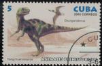 Cuba 2006 Animaux Dinosaures teints Yangchuanosaurus et Dsungaripterus SU
